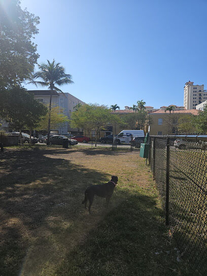 Coral Gables Temporary dog park (fenced and shaded)